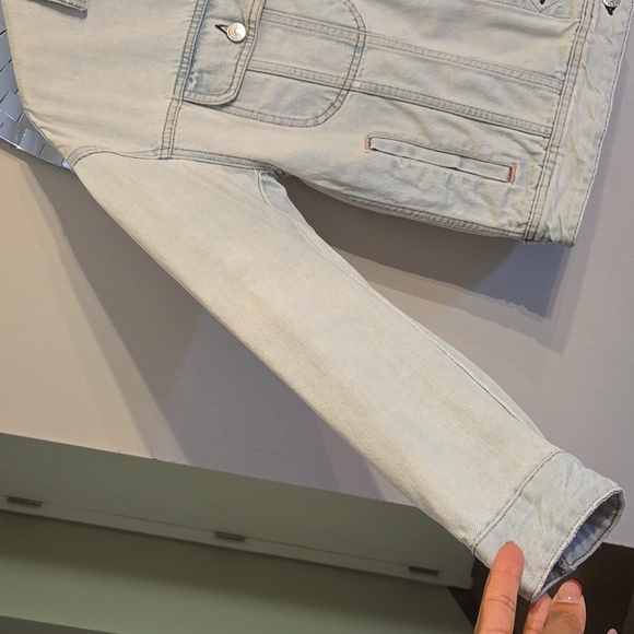 Acne Studios Blå Konst Japaness Denim Cotton Modell Jacket NWOT - Picture 5 of 14